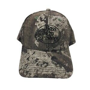 Bass Pro Shops Snapback Cap One Size Adjustable Embroidered Camo 6 Panel